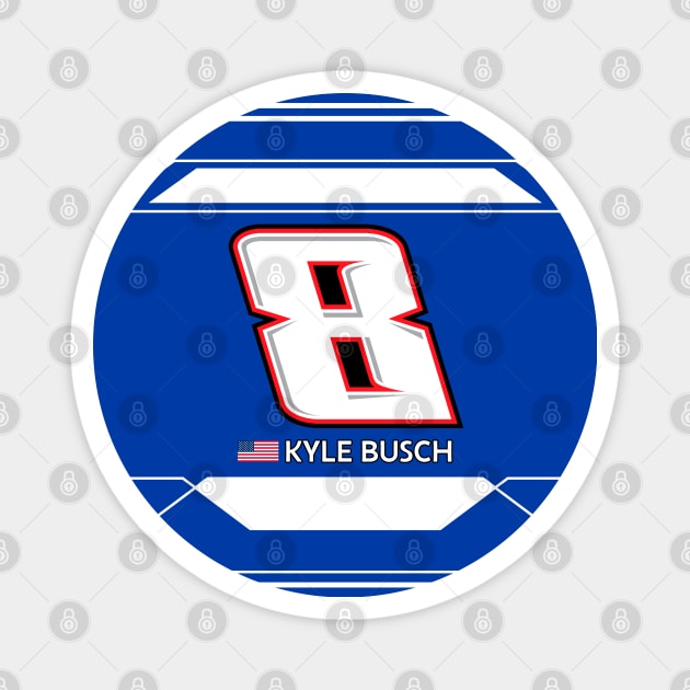 Kyle Busch #8 2023 NASCAR Design Magnet by AR Designs 